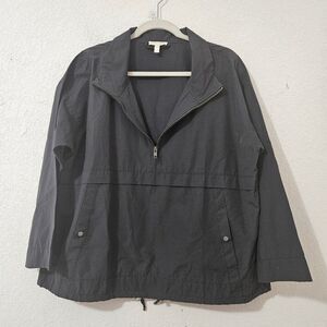 Eileen Fisher Organic Cotton & Nylon Pullover Jacket